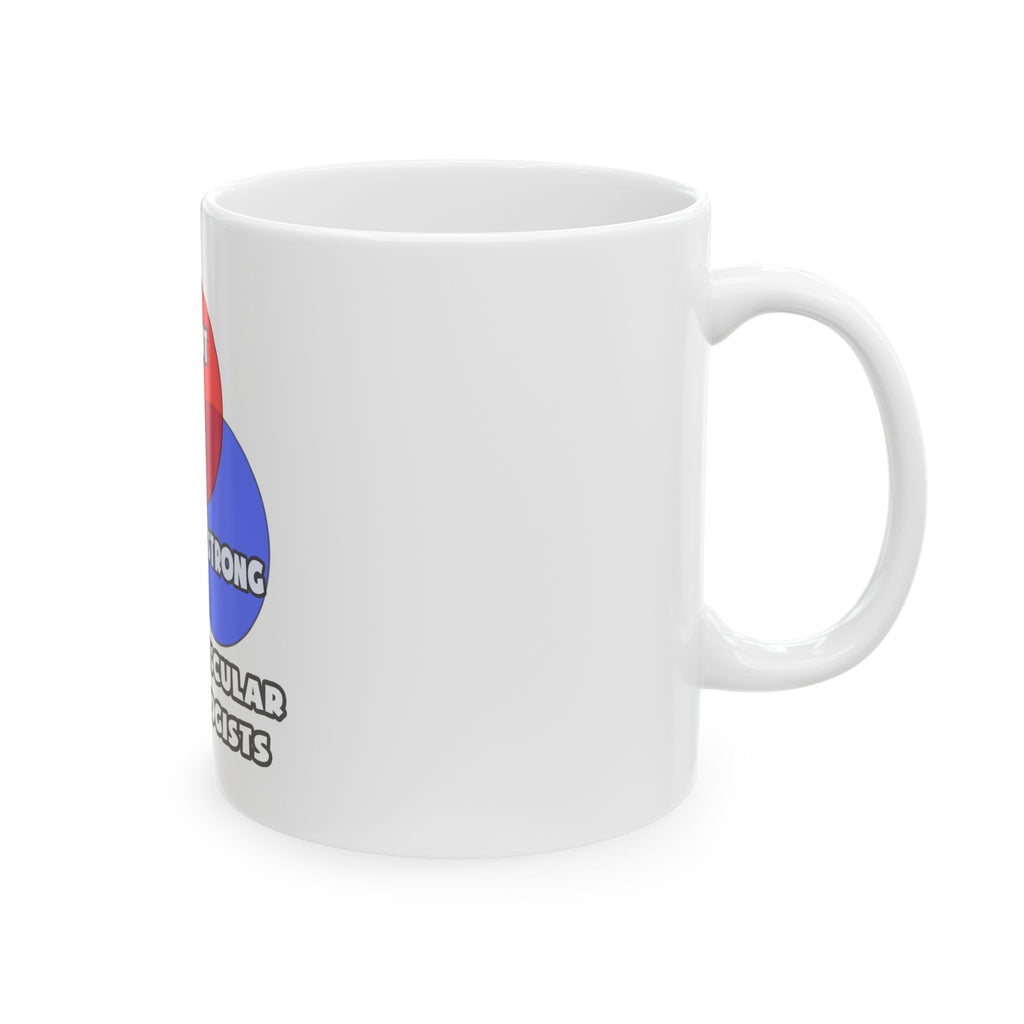 Venn Diagram .. Cardiovascular Technologists - Ceramic Mug, (11oz, 15oz)