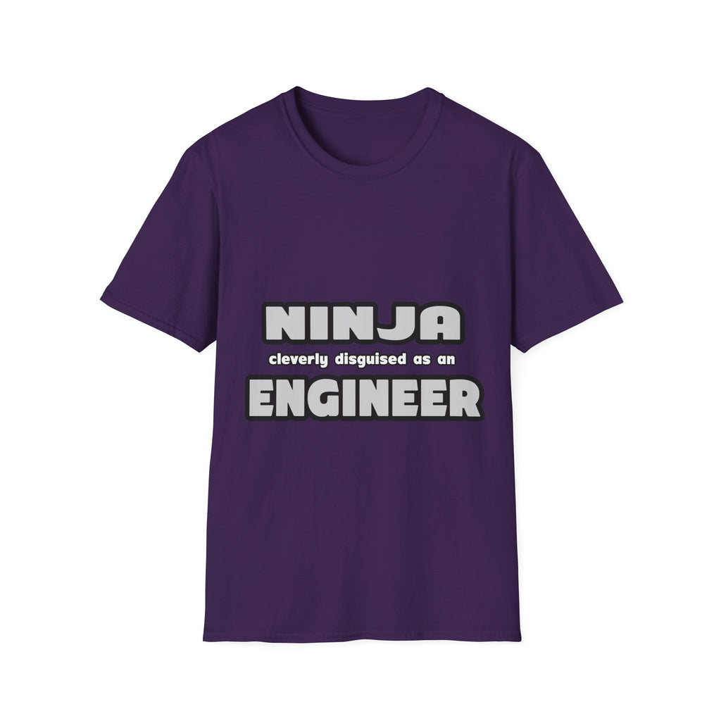 Ninja Cleverly Disguised As An Engineer - Unisex Softstyle T-Shirt