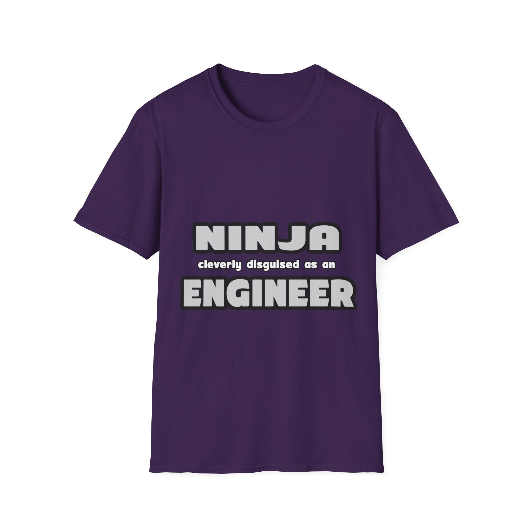 Ninja Cleverly Disguised As An Engineer - Unisex Softstyle T-Shirt