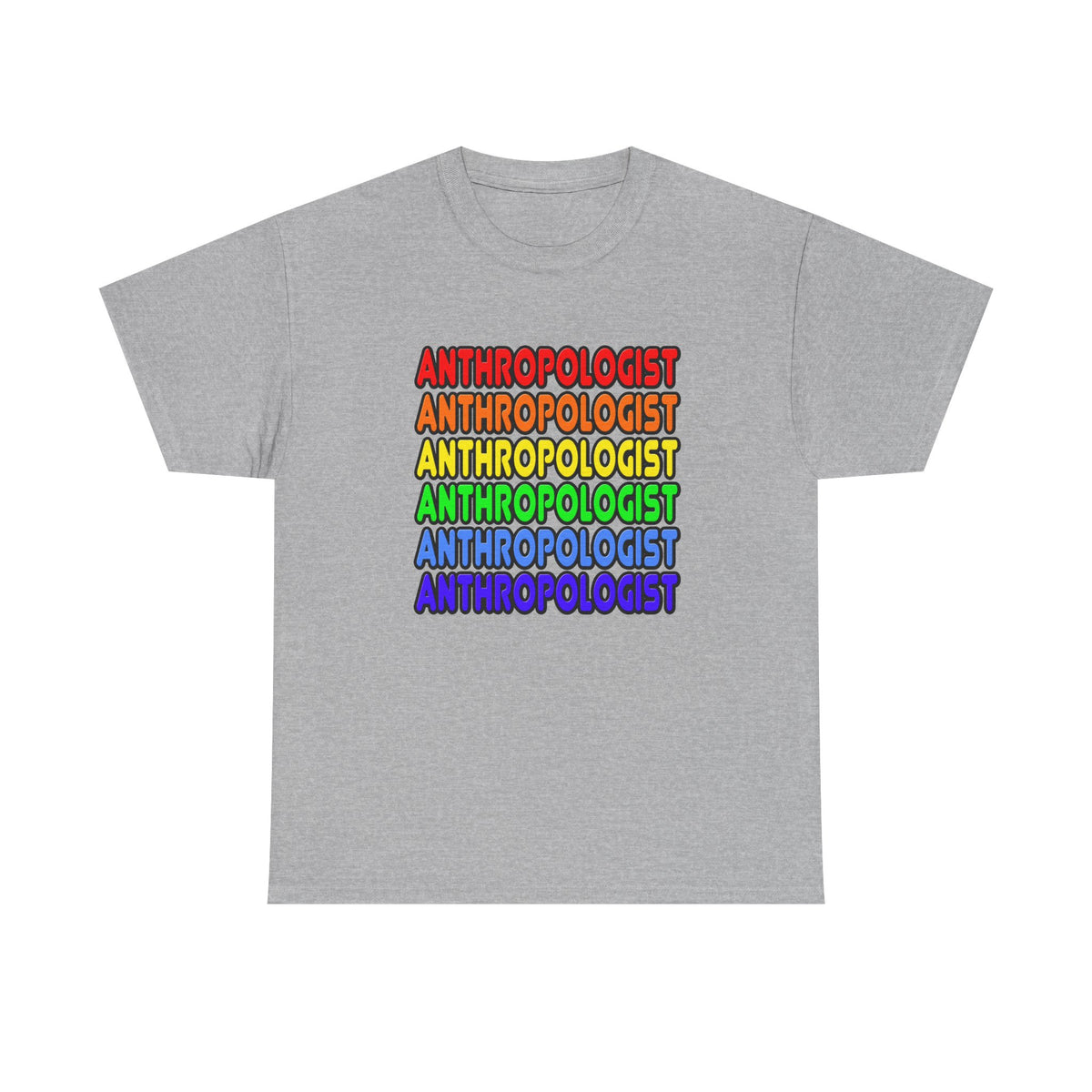 Rainbow Anthropologist - Unisex Heavy Cotton Tee