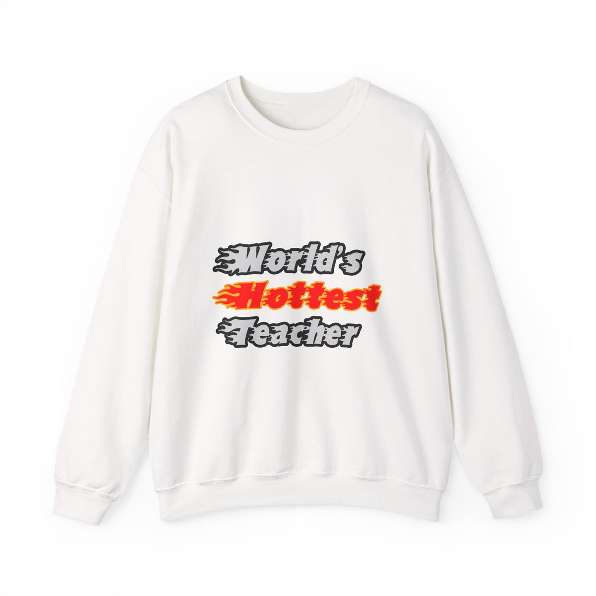 World's Hottest Teacher - Unisex Heavy Blend™ Crewneck Sweatshirt