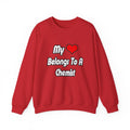 My Heart Belongs To A Chemist - Unisex Heavy Blend™ Crewneck Sweatshirt