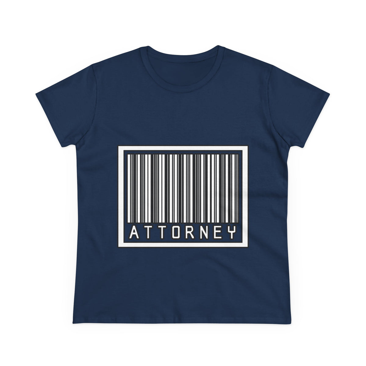 Barcode Attorney - Women's Midweight Cotton Tee