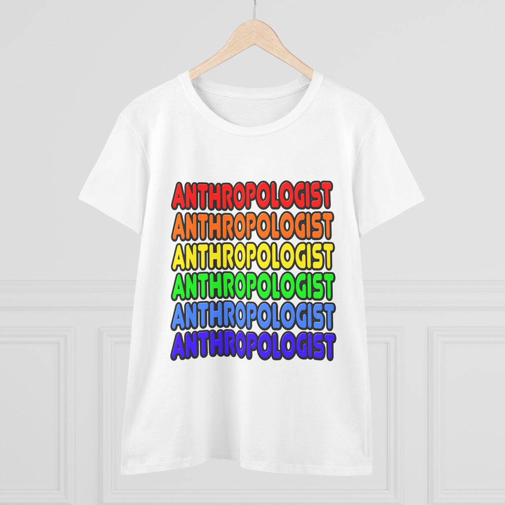 Rainbow Anthropologist - Women's Midweight Cotton Tee