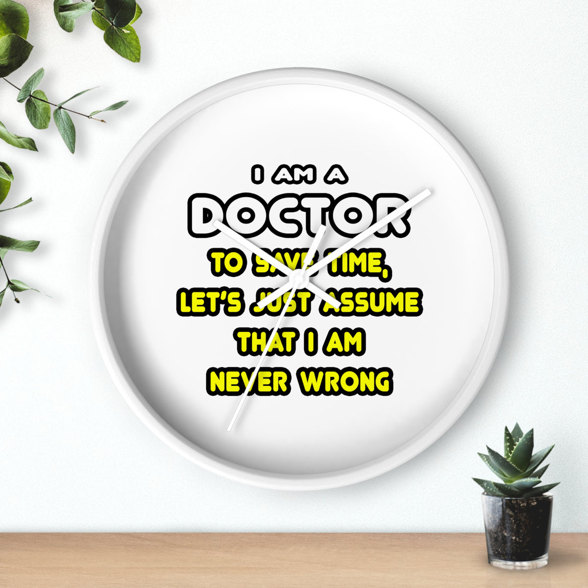 Funny Doctor T Shirts and Gifts - Wall Clock