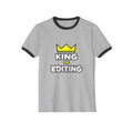 King of Editing - Unisex Cotton Ringer T-Shirt