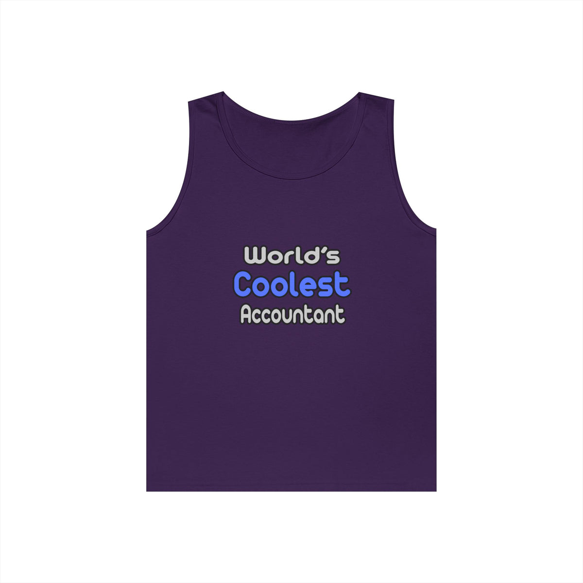 World's Coolest Accountant - Unisex Heavy Cotton Tank Top