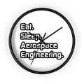Eat. Sleep. Aerospace Engineering - Wall Clock