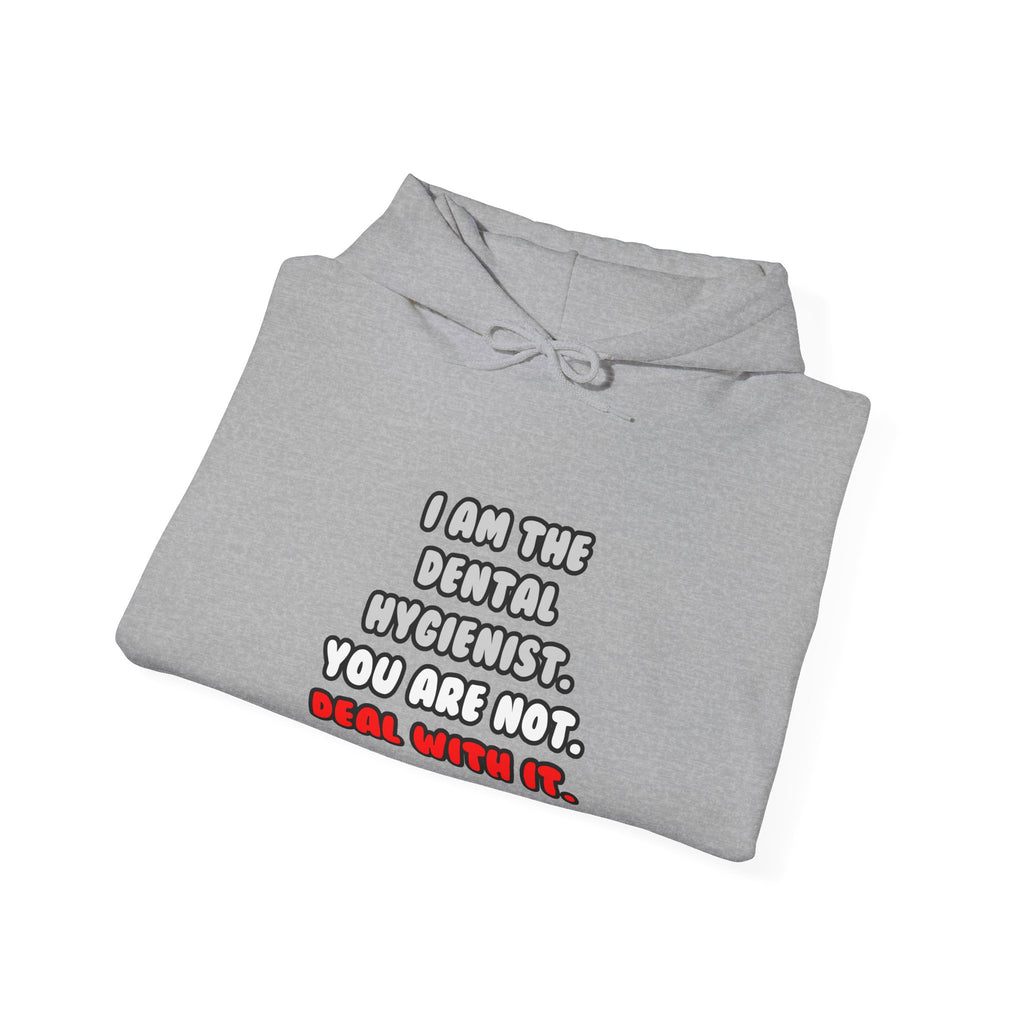 Deal With It ... Funny Dental Hygienist - Unisex Heavy Blend™ Hooded Sweatshirt