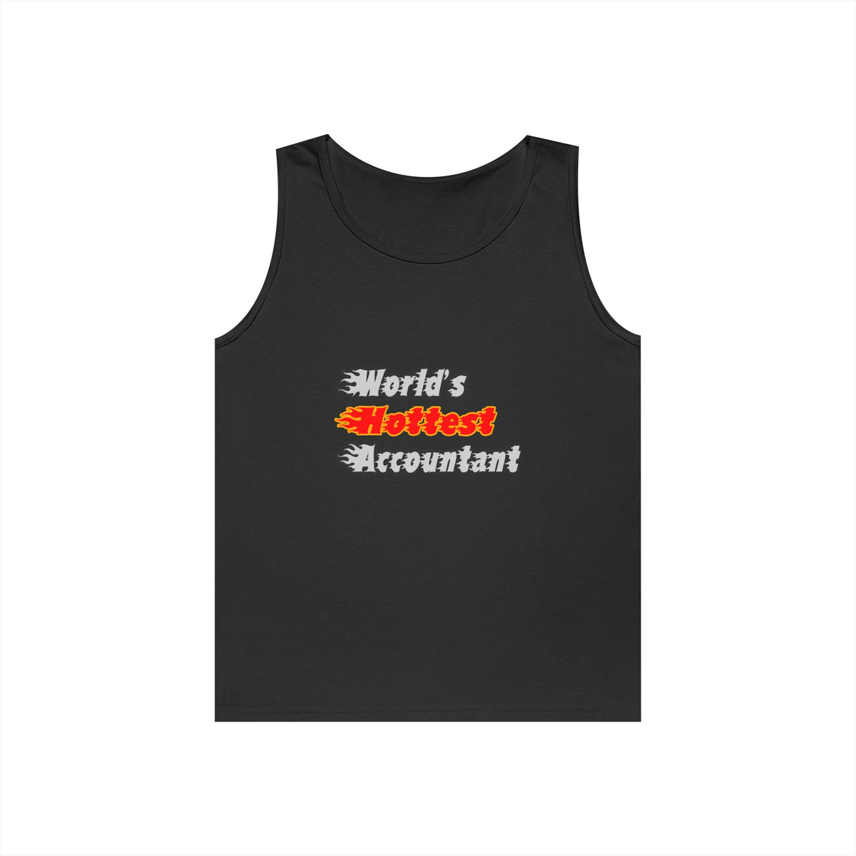 World's Hottest Accountant - Unisex Heavy Cotton Tank Top