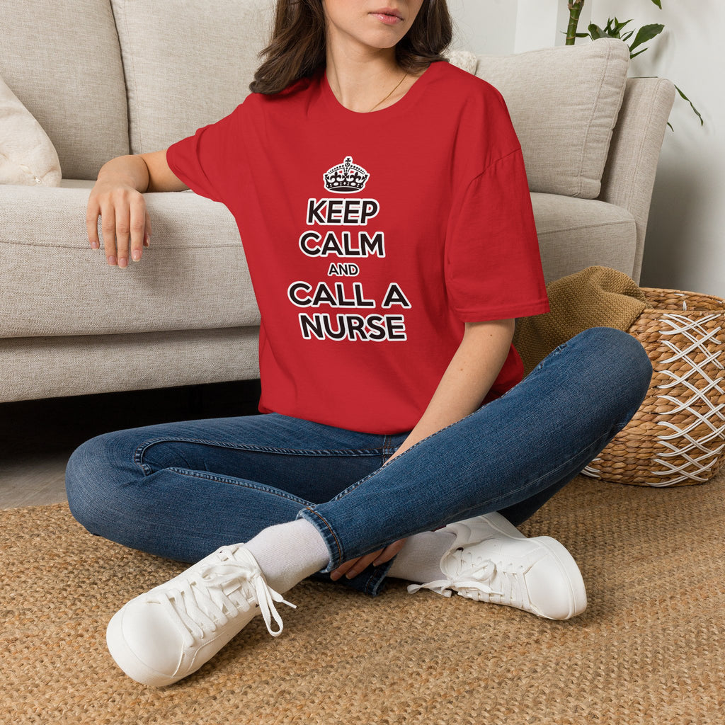 Keep Calm and Call a Nurse - Unisex Softstyle T-Shirt