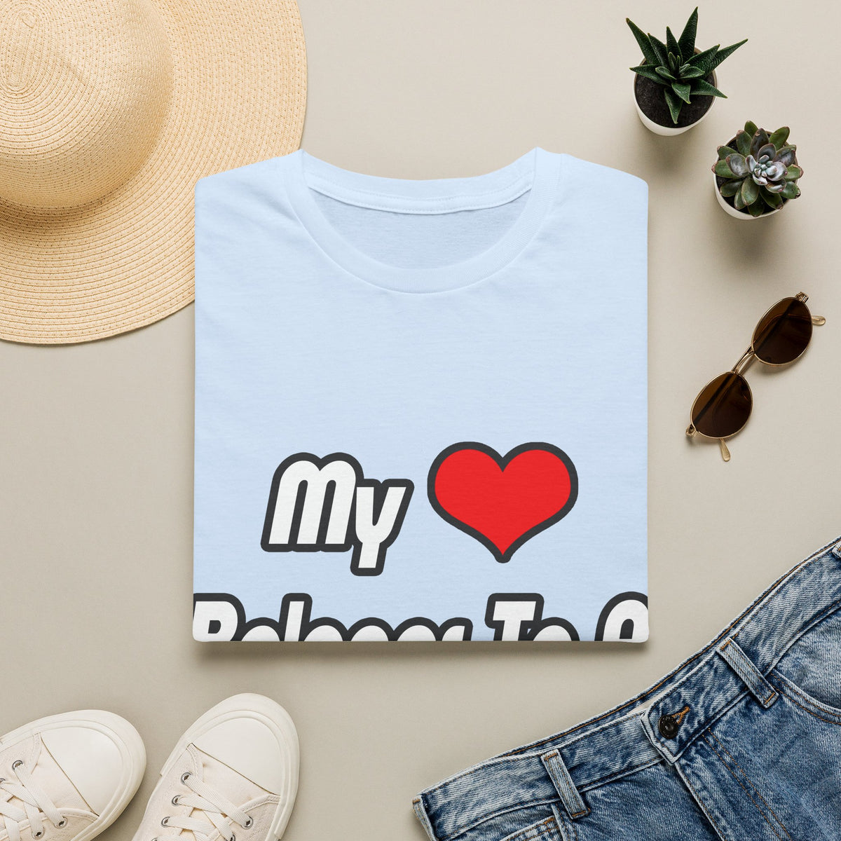 My Heart Belongs To A Teacher - Unisex Softstyle T-Shirt