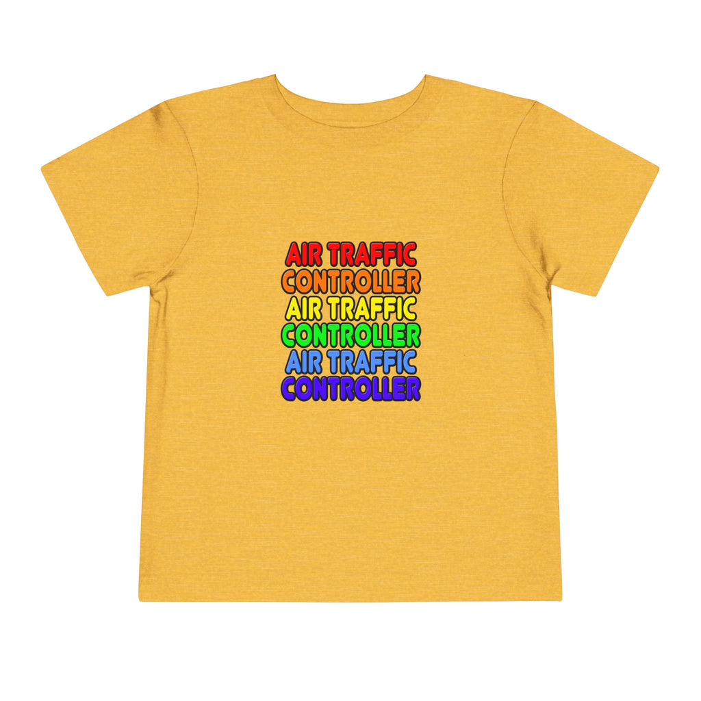 Rainbow Air Traffic Controller - Toddler Short Sleeve Tee