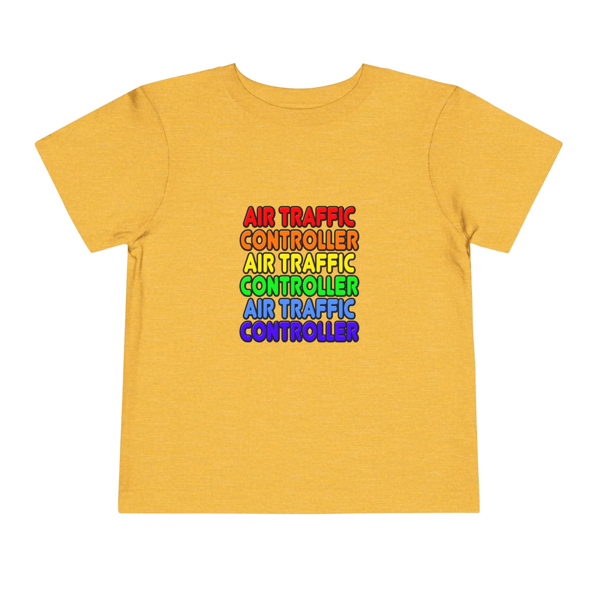 Rainbow Air Traffic Controller - Toddler Short Sleeve Tee