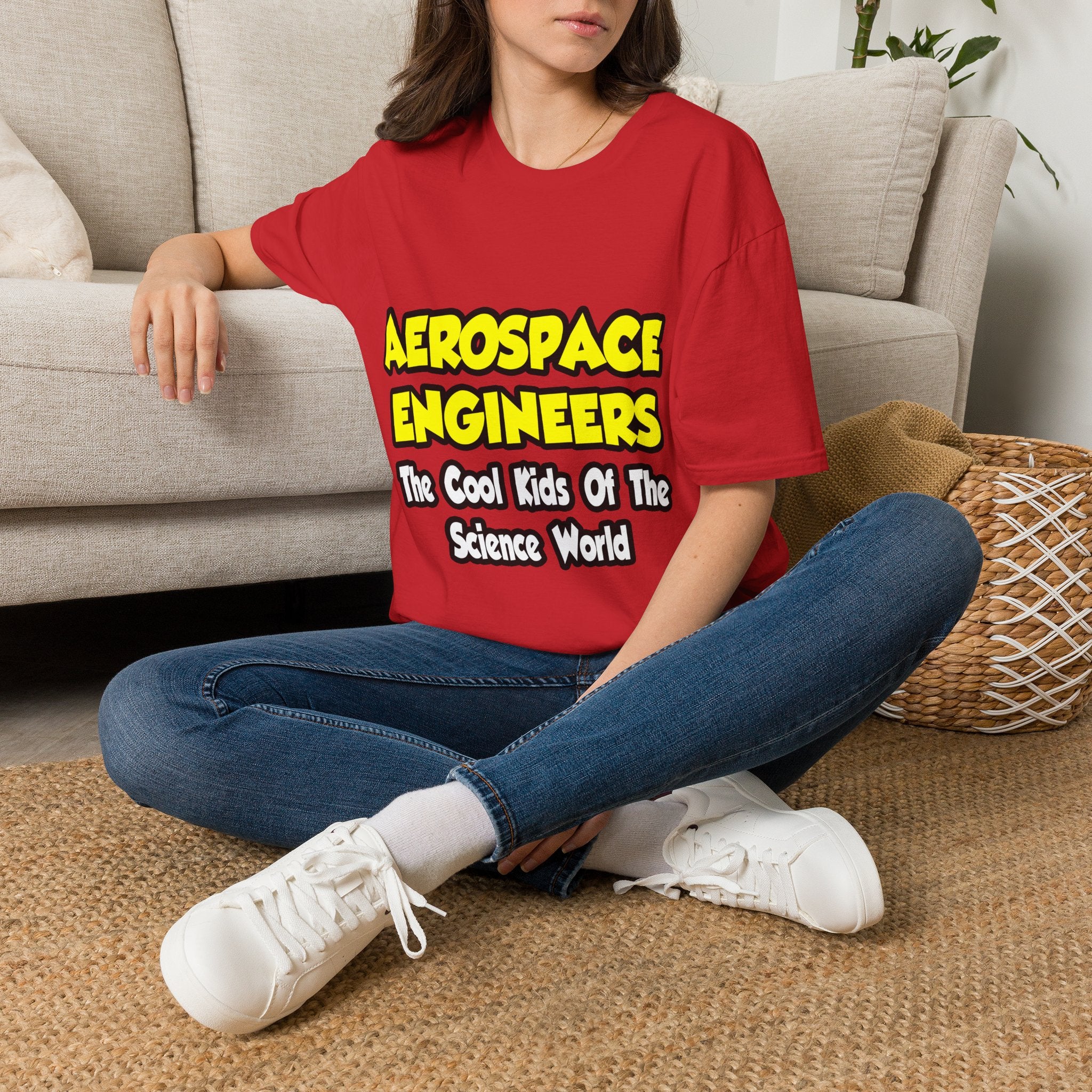 Aerospace Engineers...Cool Kids of Sci World - Unisex Softstyle T-Shirt