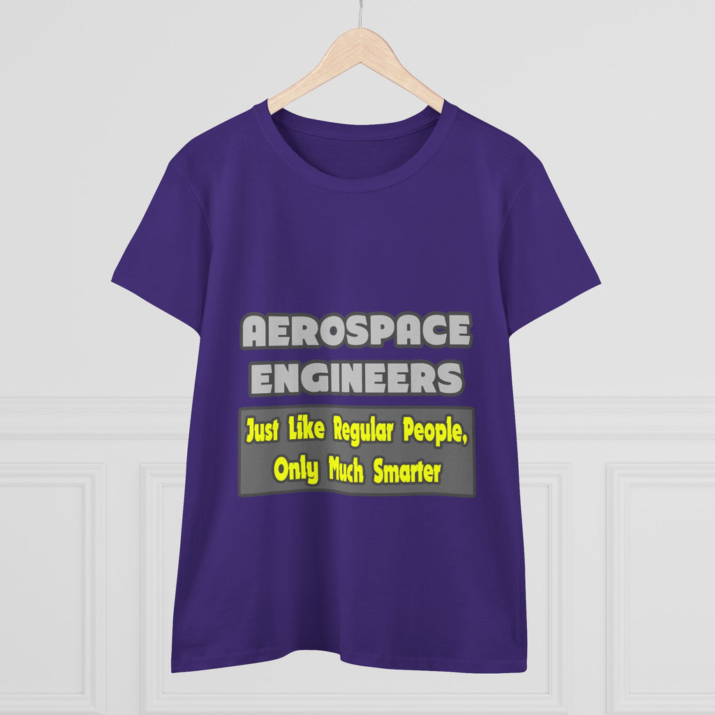 Aerospace Engineers...Smarter - Women's Midweight Cotton Tee