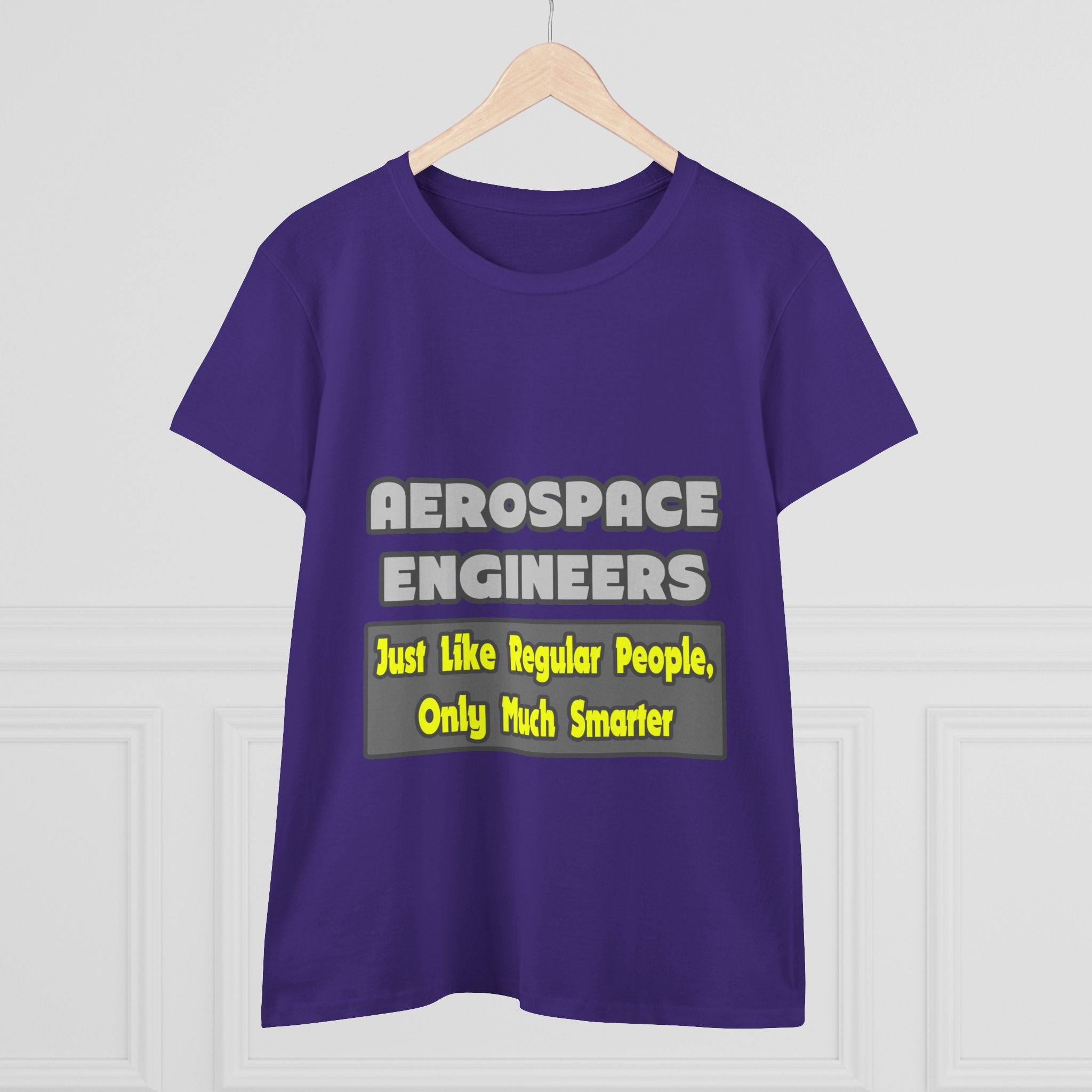 Aerospace Engineers...Smarter - Women's Midweight Cotton Tee