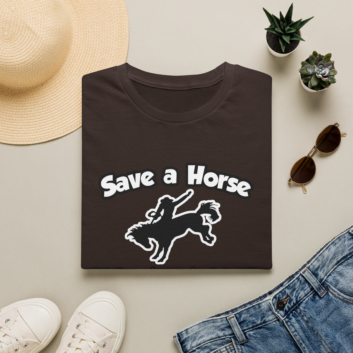 Save a Horse, Ride an Athletic Trainer - Unisex Softstyle T-Shirt