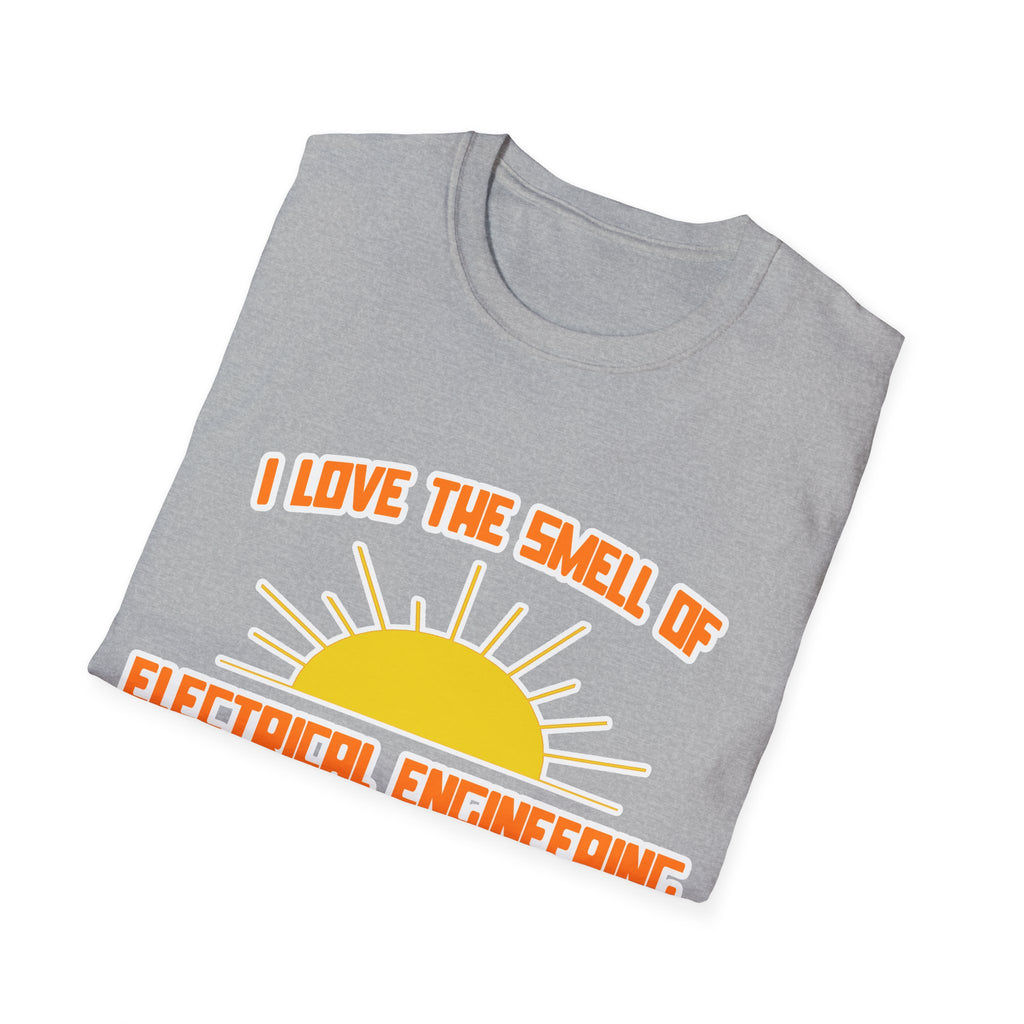 Smell of Electrical Engineering in the Morning - Unisex Softstyle T-Shirt
