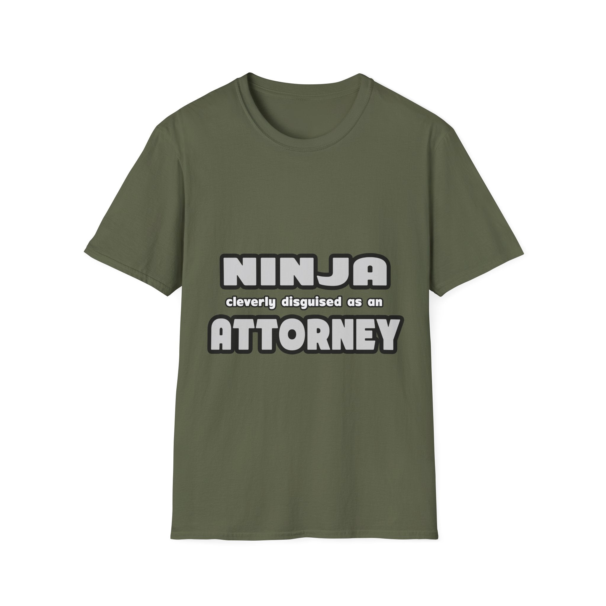 Ninja Cleverly Disguised As An Attorney - Unisex Softstyle T-Shirt