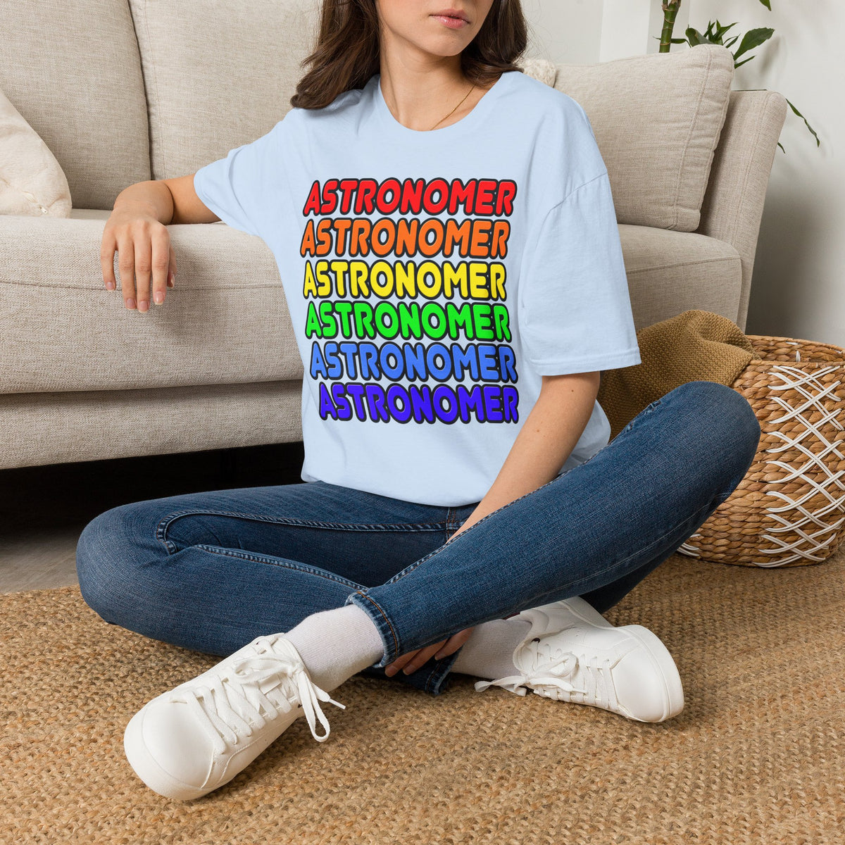 Rainbow Astronomer - Unisex Softstyle T-Shirt
