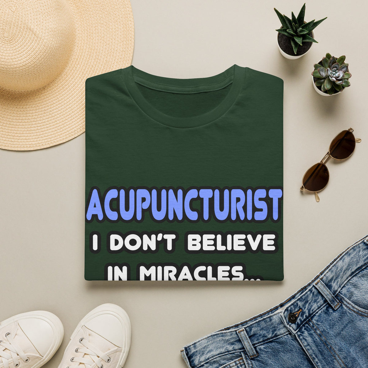 Miracles and Acupuncturists - Unisex Softstyle T-Shirt