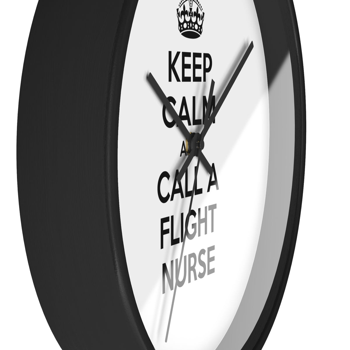 Keep Calm and Call a Flight Nurse - Wall Clock