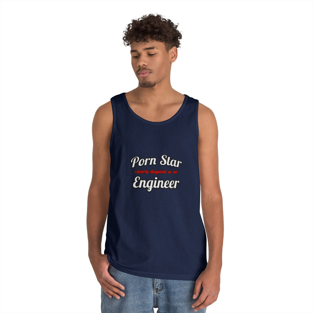 Porn Star...Engineer - Unisex Heavy Cotton Tank Top