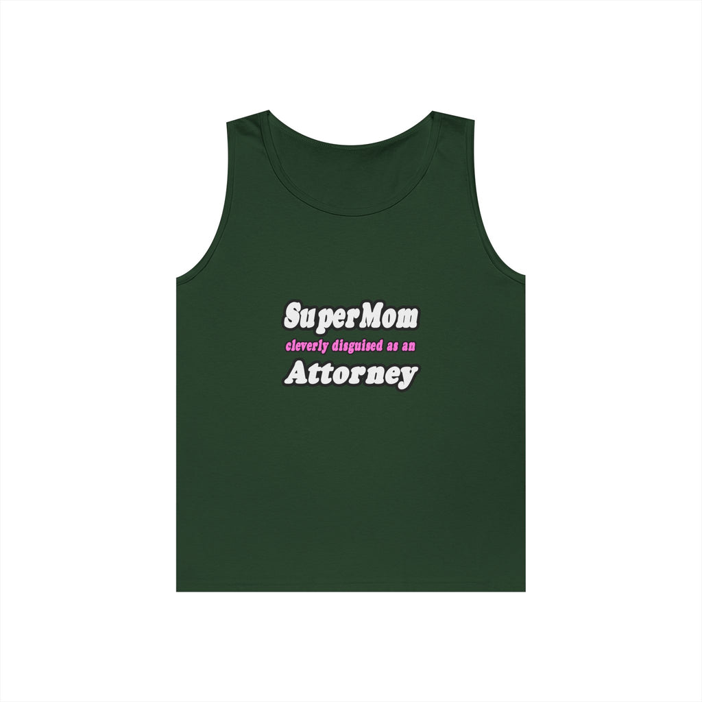 SuperMom Attorney - Unisex Heavy Cotton Tank Top