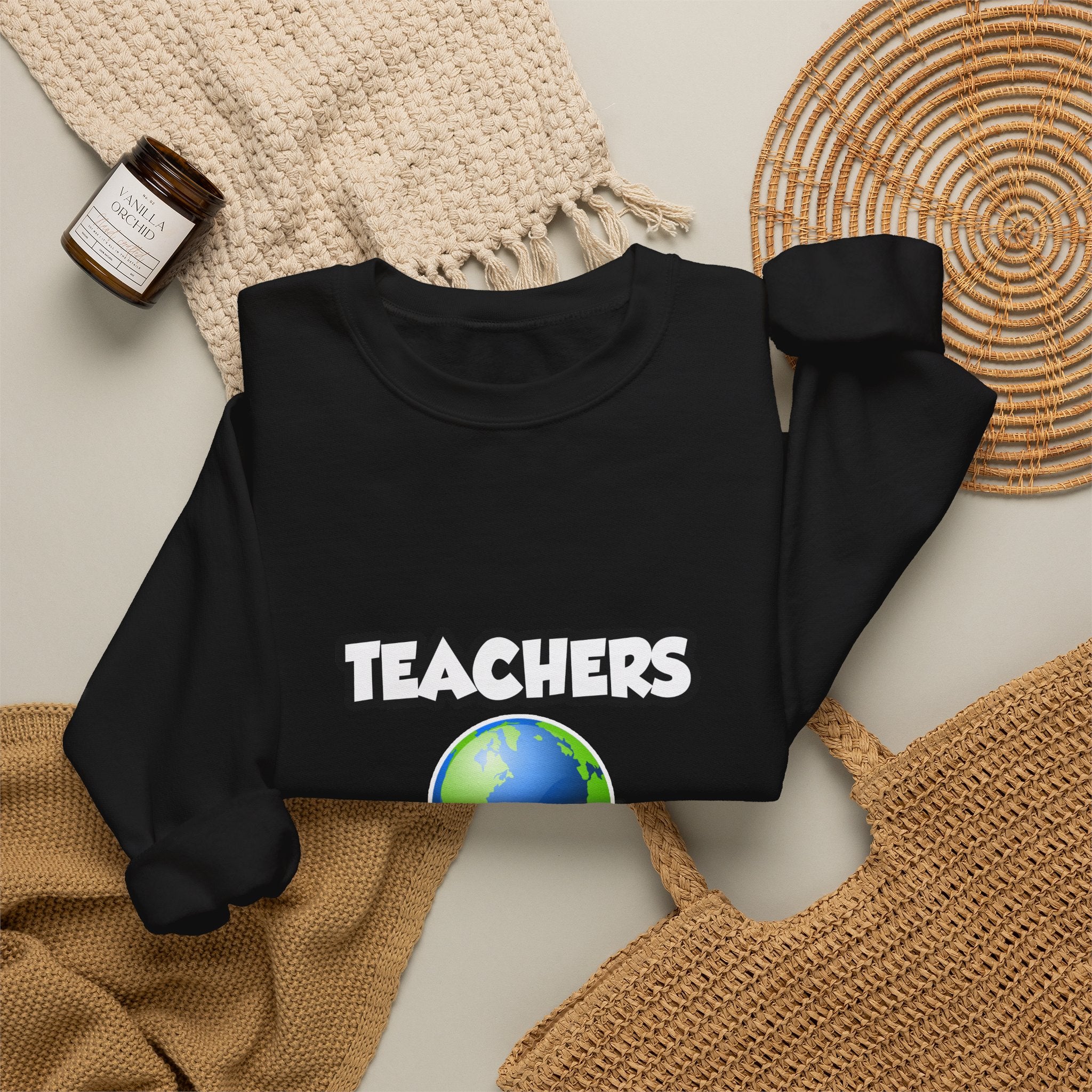 Teachers...Making the World a Better Place - Unisex Heavy Blend™ Crewneck Sweatshirt