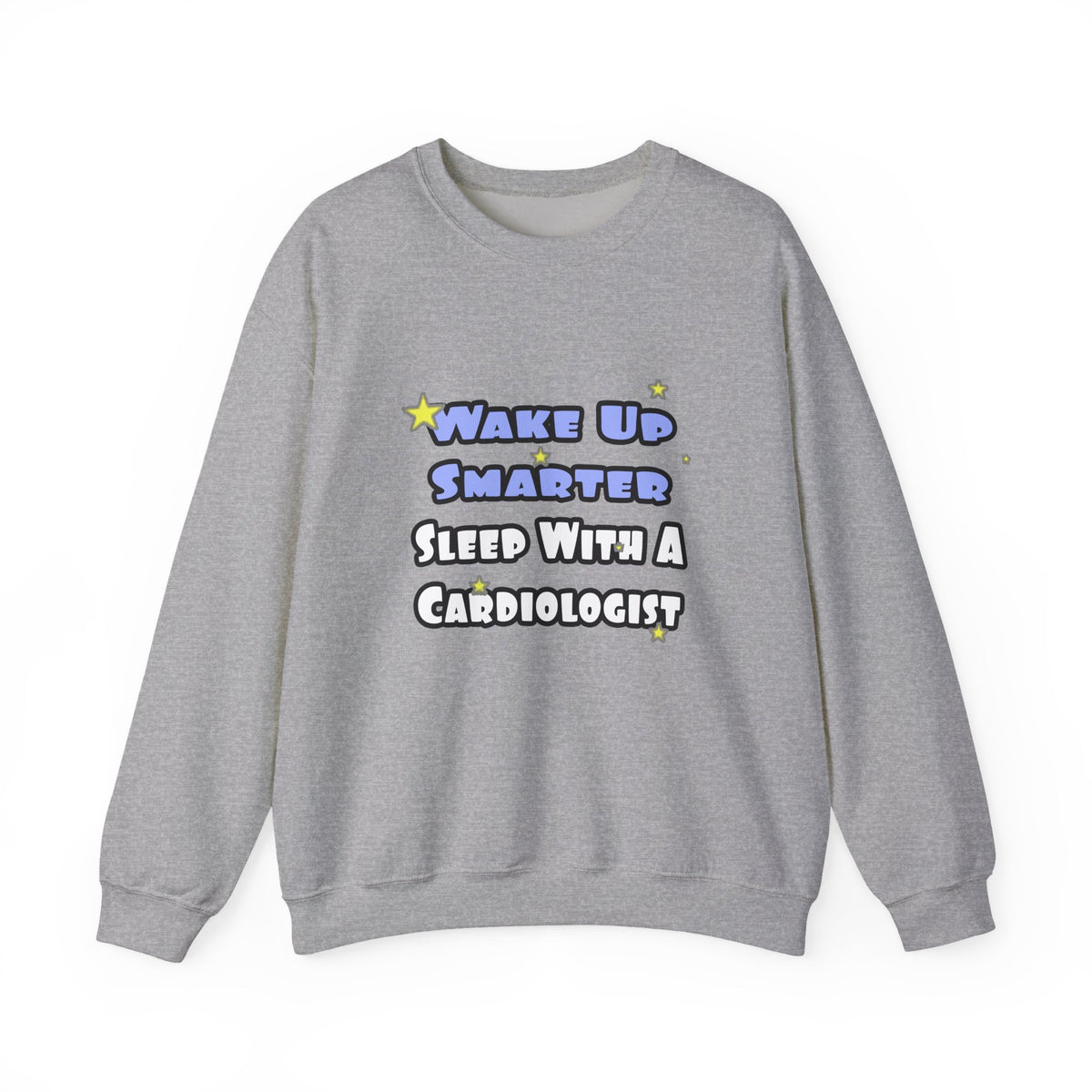 Wake Up Smarter...Sleep With a Cardiologist - Unisex Heavy Blend™ Crewneck Sweatshirt