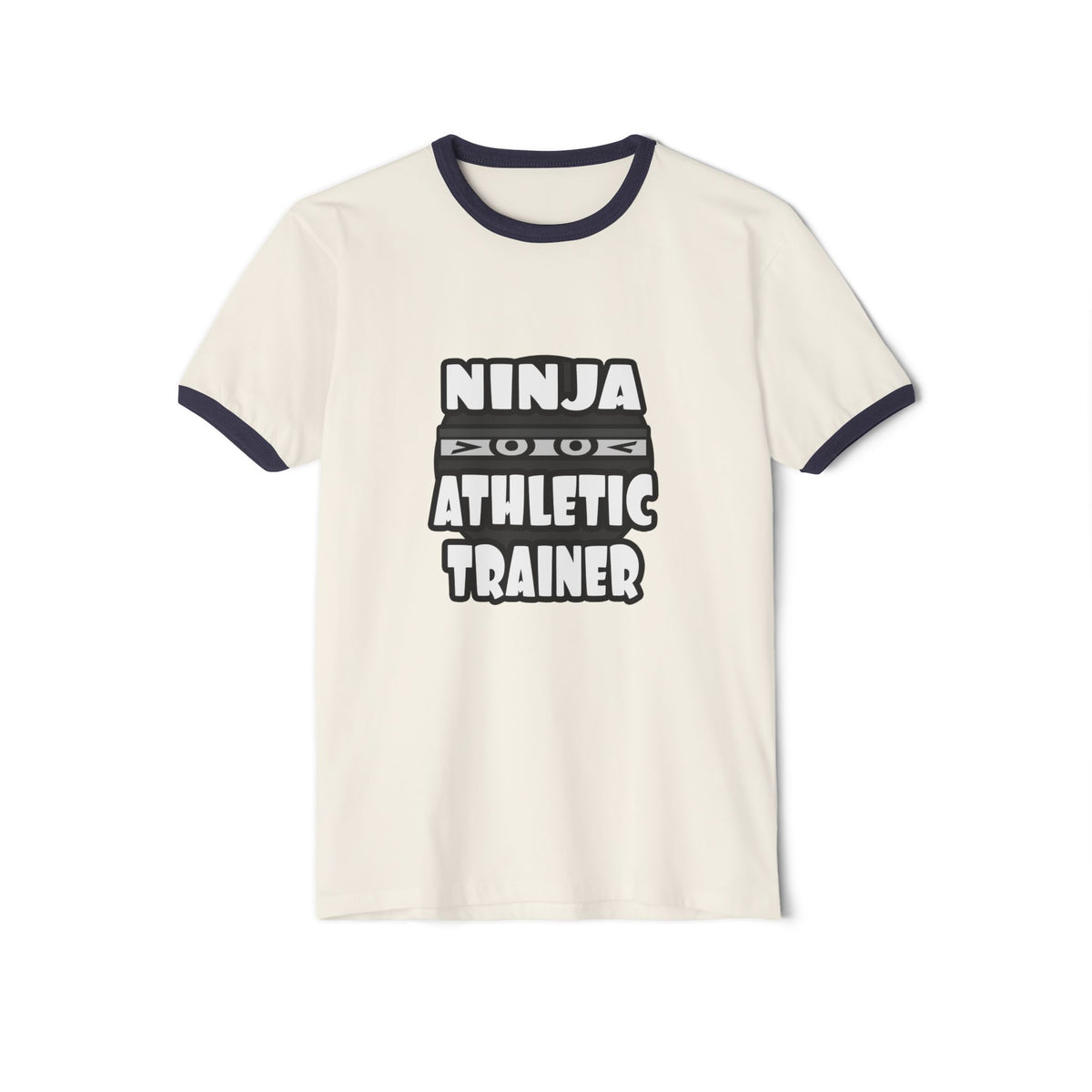 Ninja Athletic Trainer - Unisex Cotton Ringer T-Shirt