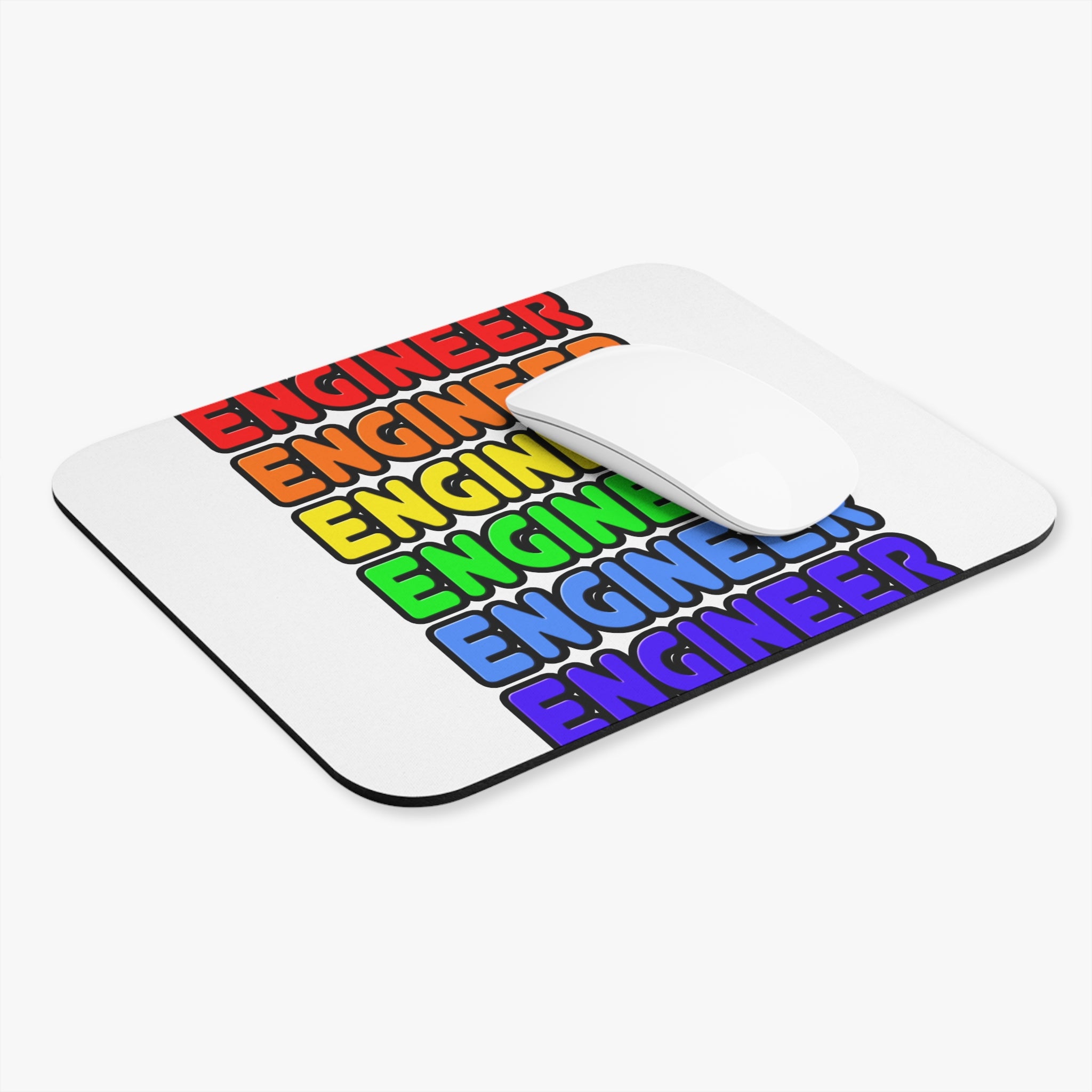 Rainbow Engineer - Mouse Pad (Rectangle)