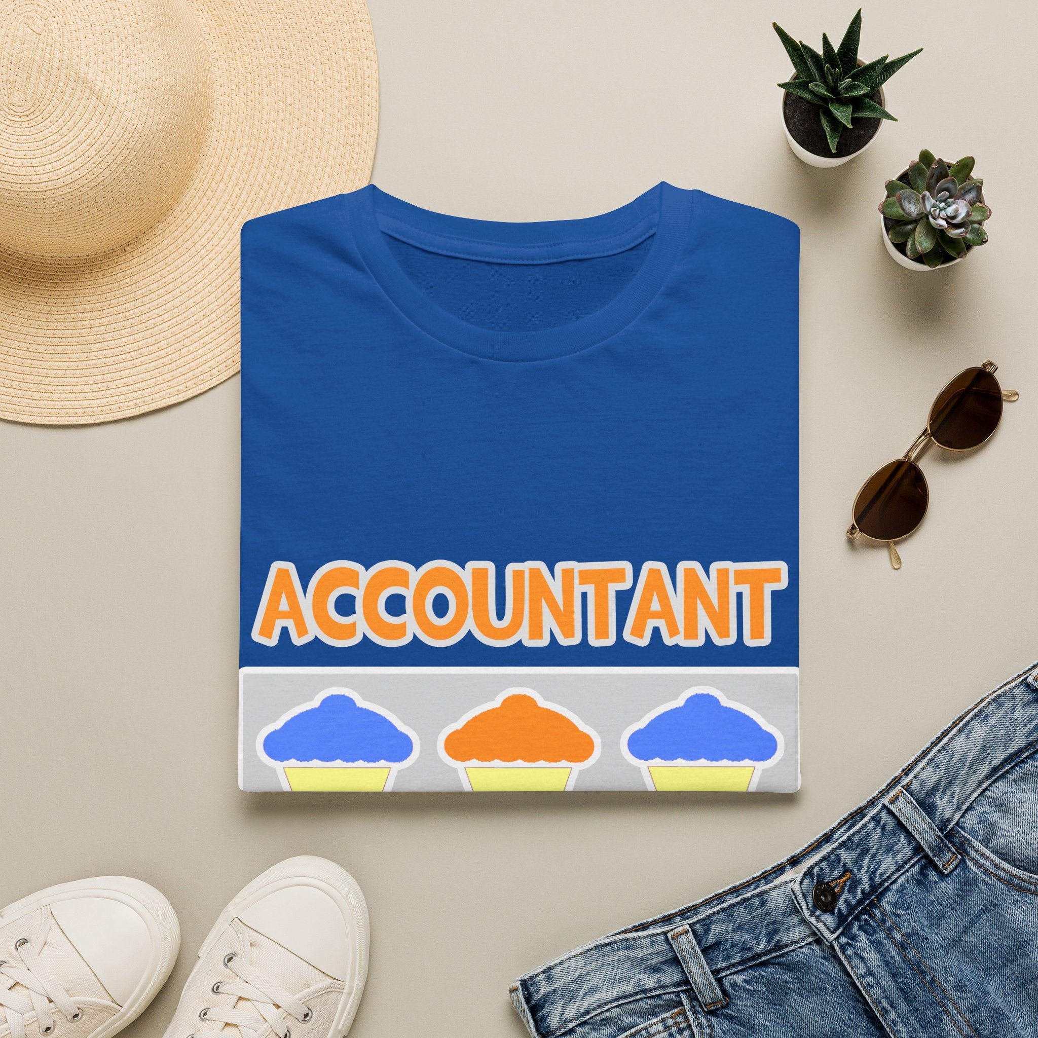 Accountant ... Will Work For Cupcakes - Unisex Softstyle T-Shirt