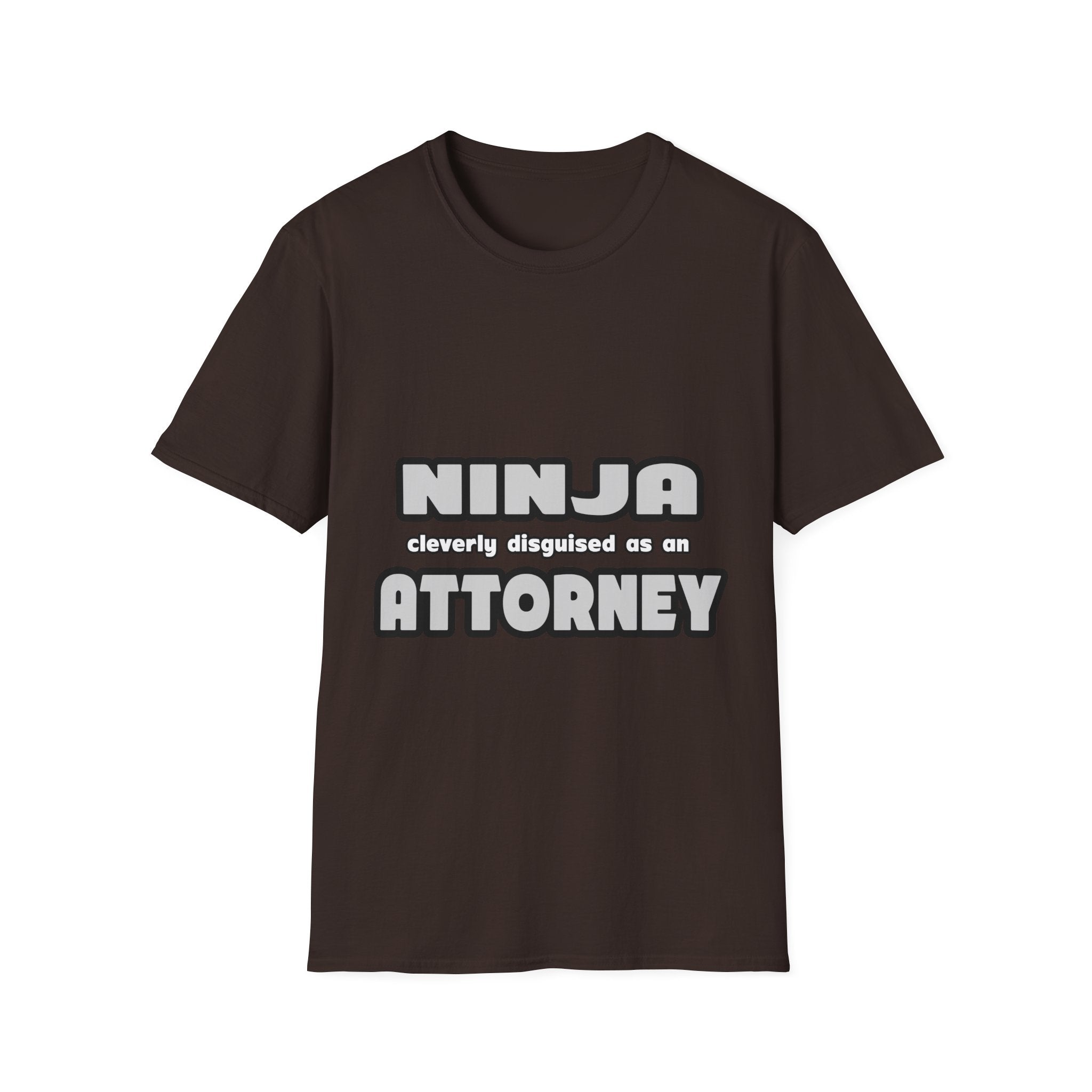 Ninja Cleverly Disguised As An Attorney - Unisex Softstyle T-Shirt