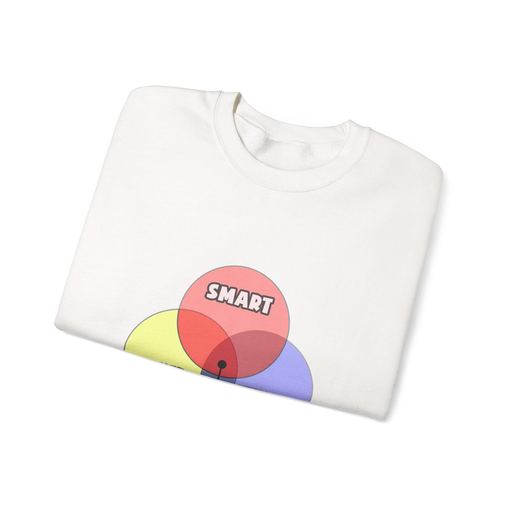 Venn Diagram .. Teachers - Unisex Heavy Blend™ Crewneck Sweatshirt