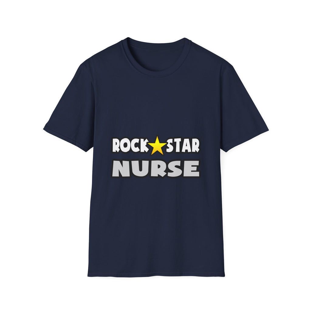 Rock Star Nurse (2) - Unisex Softstyle T-Shirt