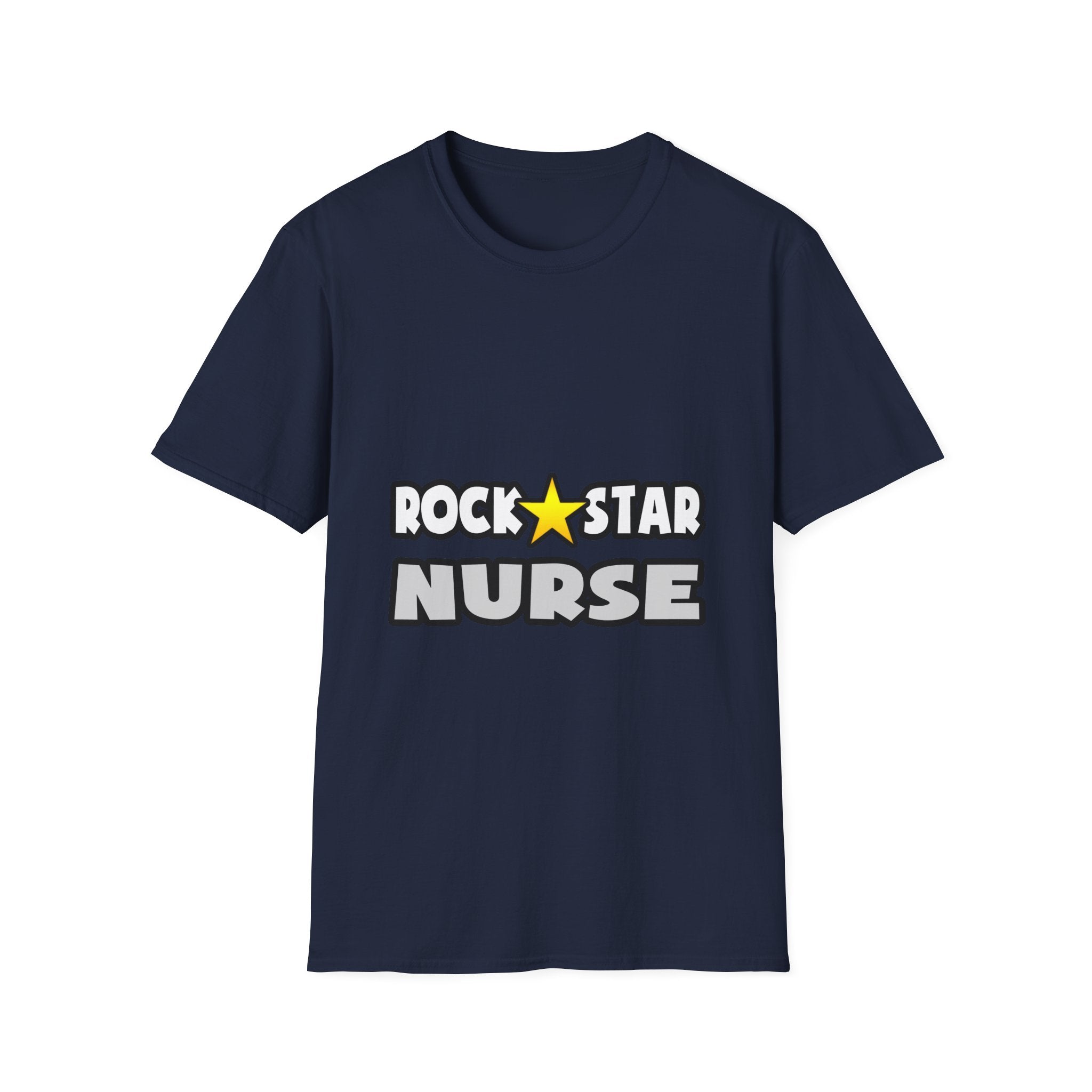 Rock Star Nurse (2) - Unisex Softstyle T-Shirt