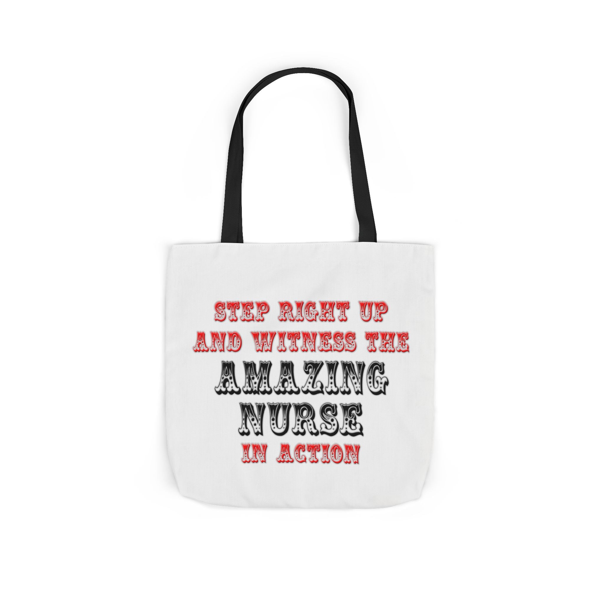 Amazing Nurse In Action - Canvas Tote Bag, 5-Color Straps