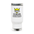 King of Electrical Engineering - Stainless Steel Travel Mug with Handle, 14oz