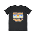 Accountant ... Will Work For Cupcakes - Men's Lightweight Fashion Tee