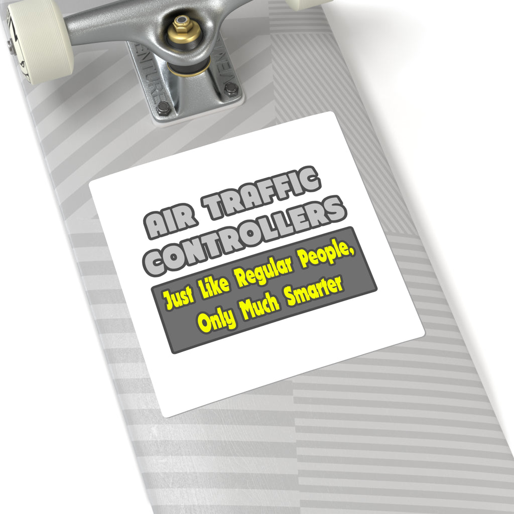 Air Traffic Controllers...Smarter - Square Stickers