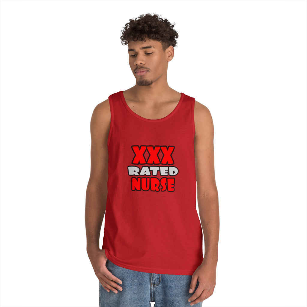 XXX Rated Nurse - Unisex Heavy Cotton Tank Top