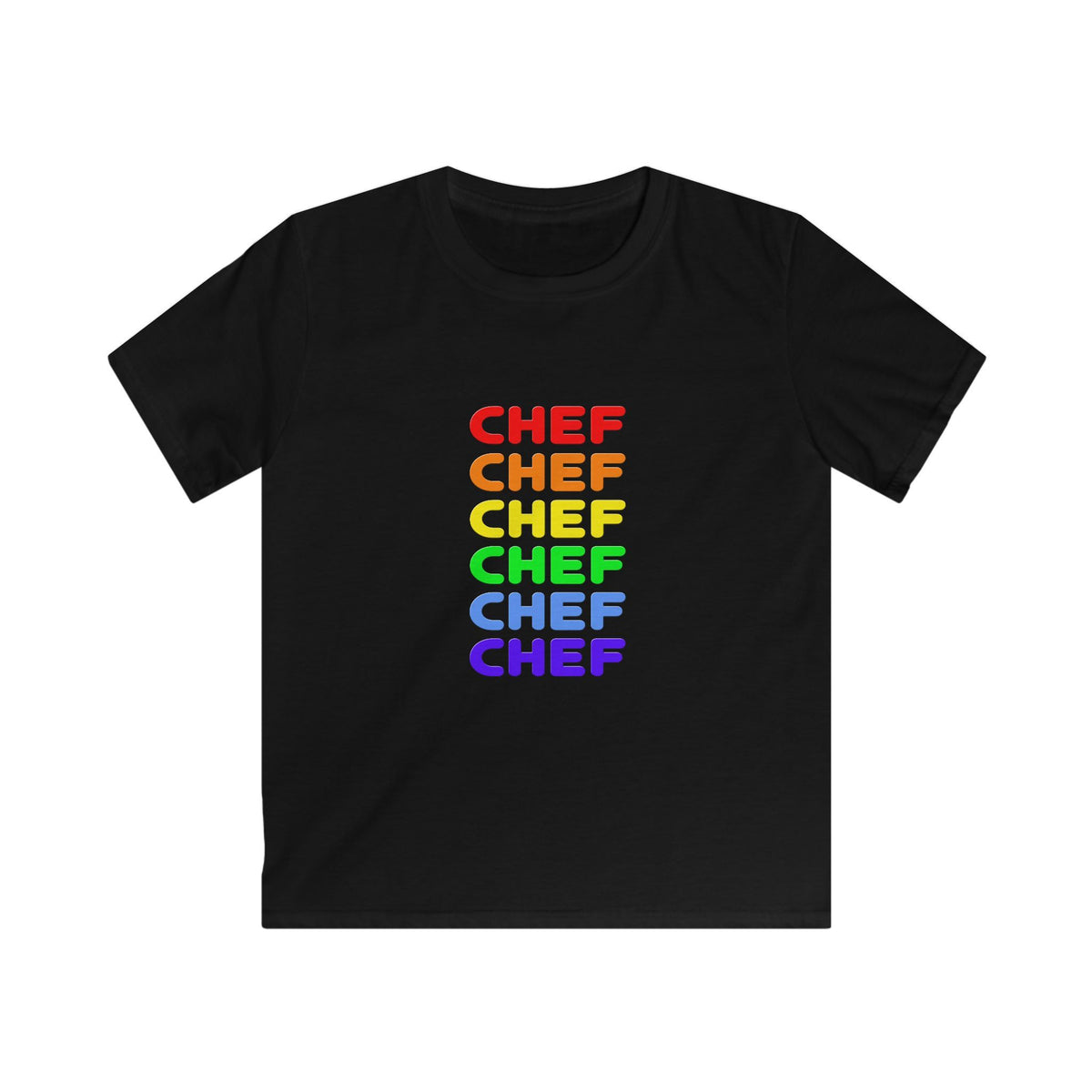 Rainbow Chef - Kids Softstyle Tee