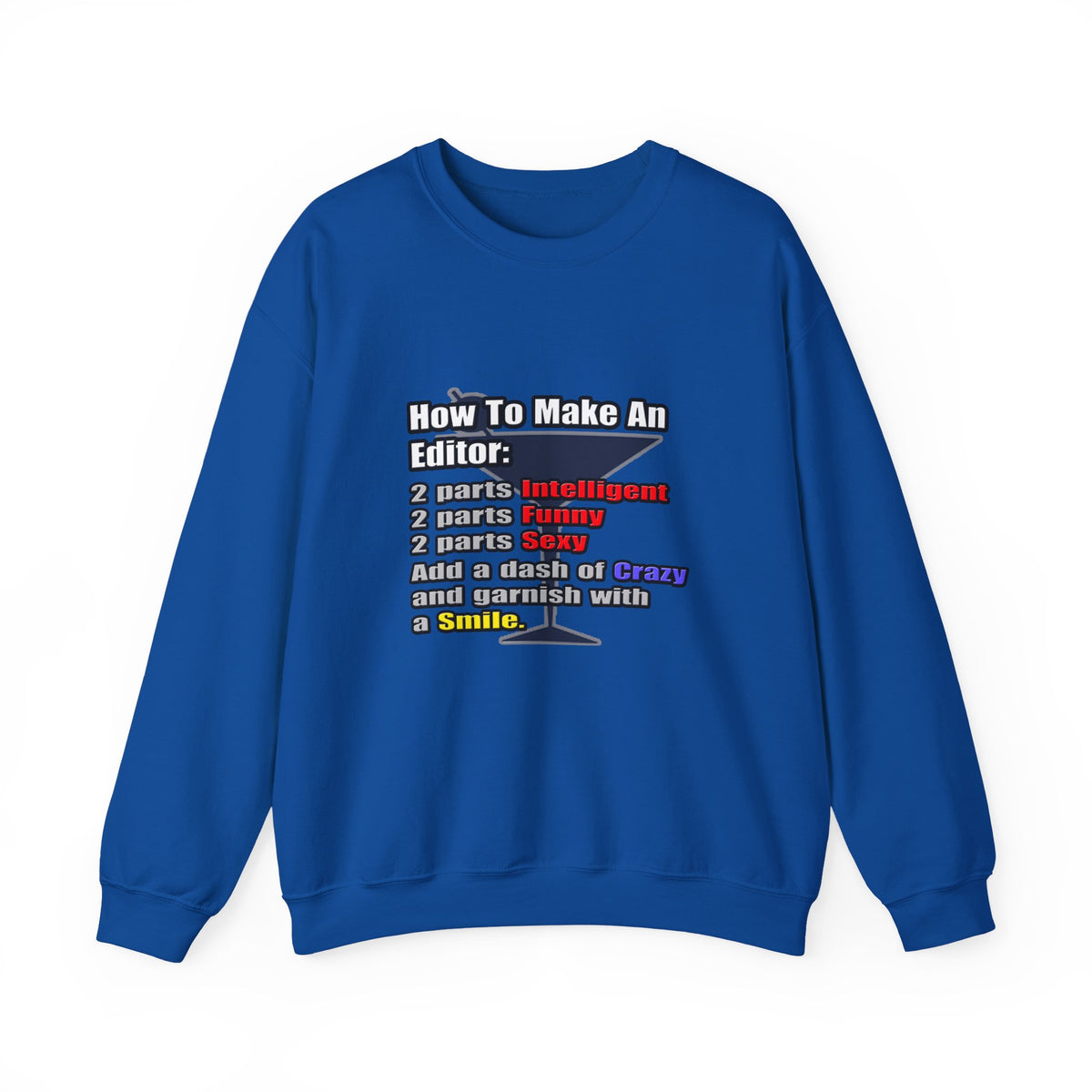 How To Make an Editor - Unisex Heavy Blend™ Crewneck Sweatshirt