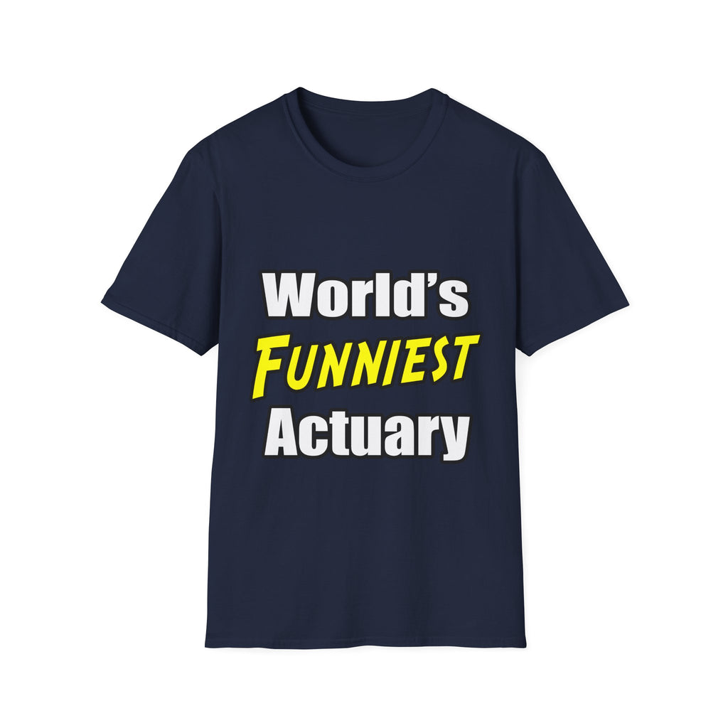 World's Funniest Actuary - Unisex Softstyle T-Shirt