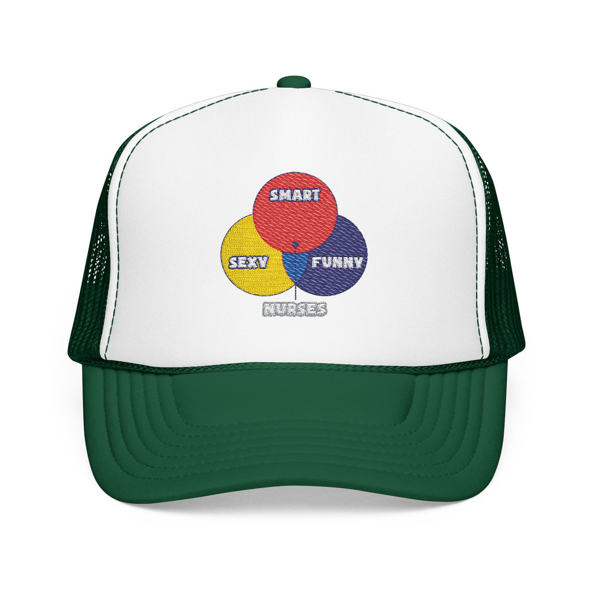 Venn Diagram .. Nurses - Foam Trucker Hat