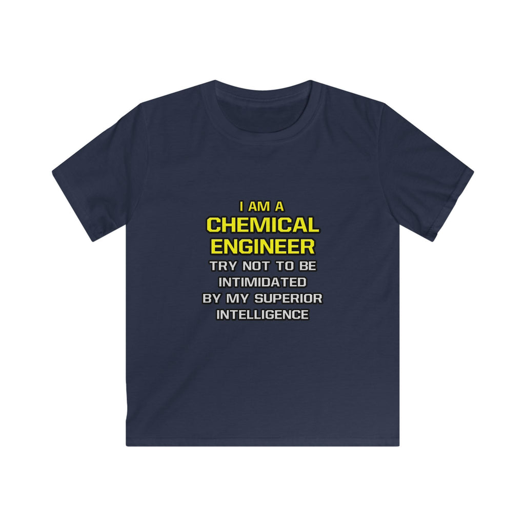 Chemical Engineer...Superior Intelligence - Kids Softstyle Tee