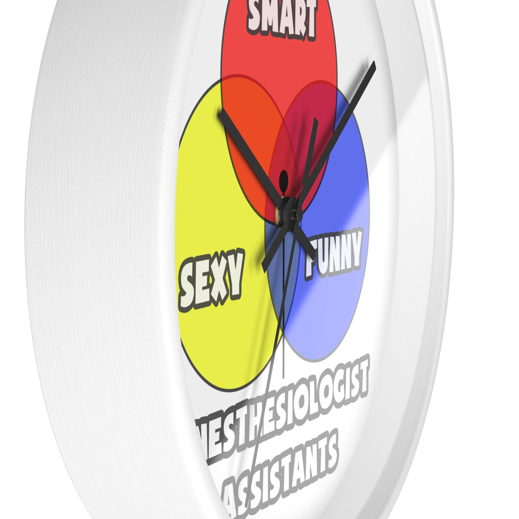 Venn Diagram .. Anesthesiologist Assistants - Wall Clock