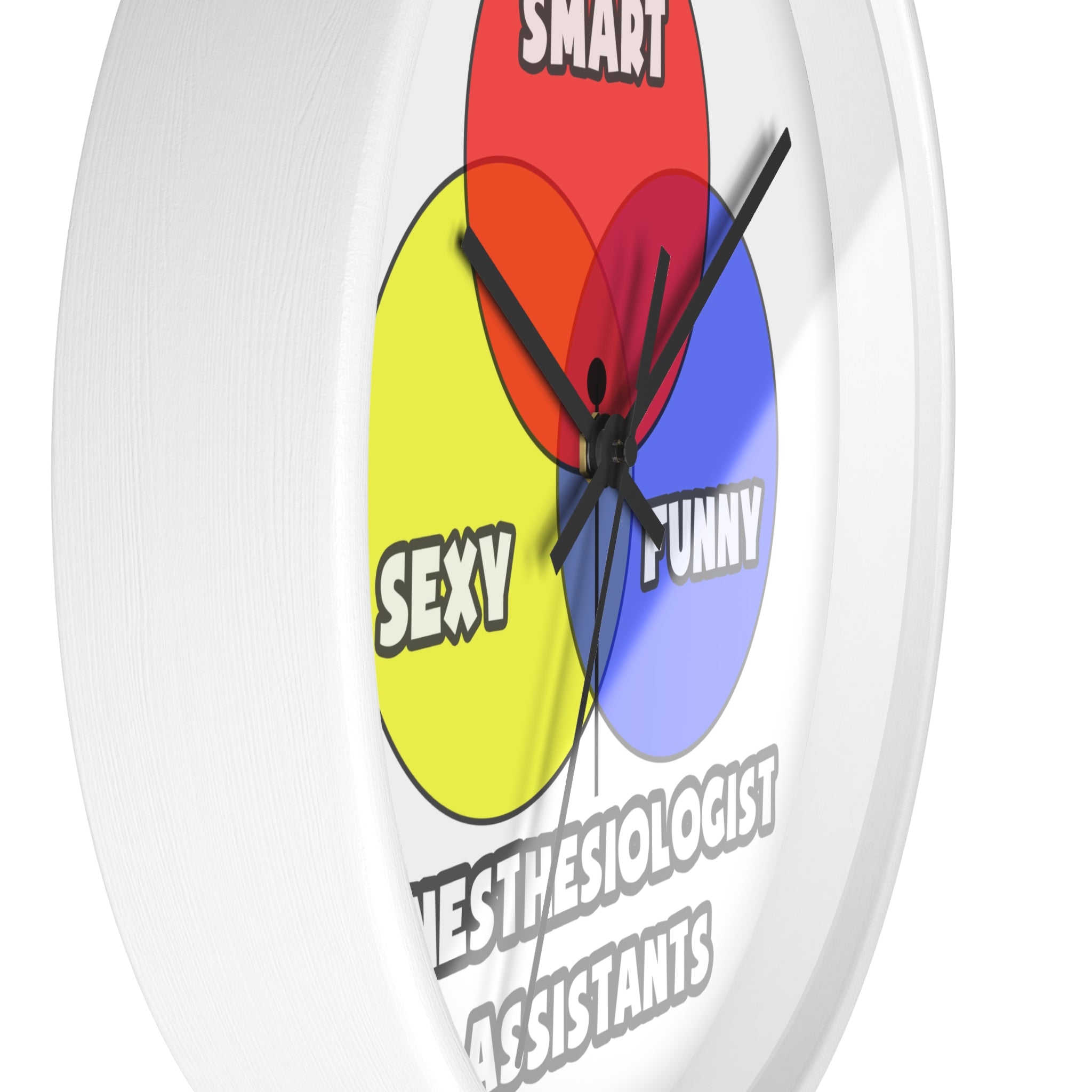 Venn Diagram .. Anesthesiologist Assistants - Wall Clock